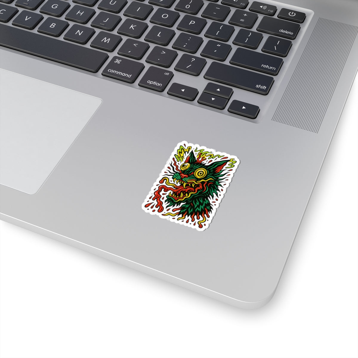 Crazy Cat Kiss-Cut Sticker