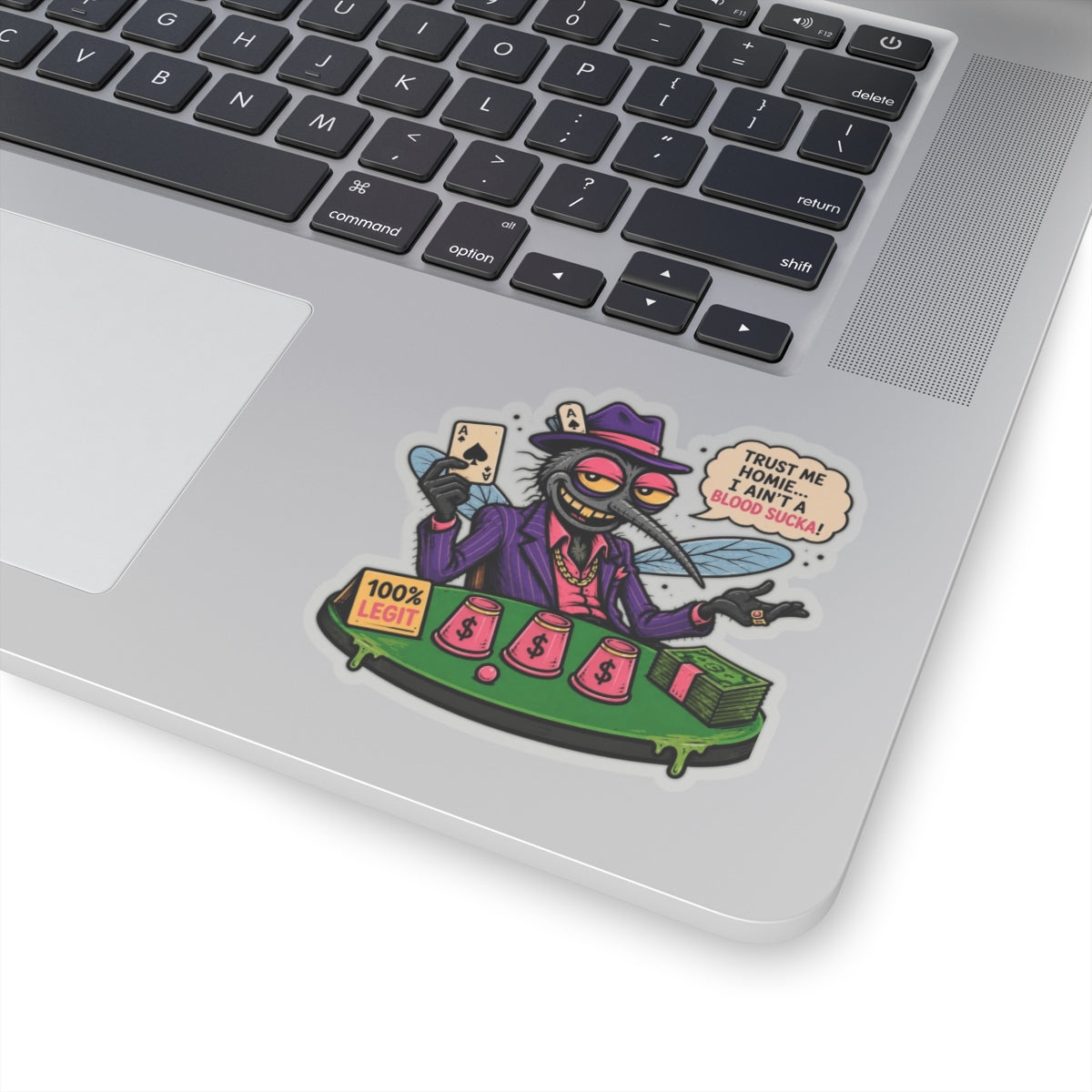 My Homie Praying Mosquito Kiss-Cut Sticker