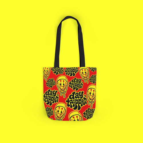 Day Trippin' Red Baby Tote Bag