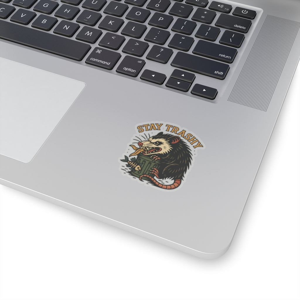 Stay Trashy Kiss-Cut Sticker