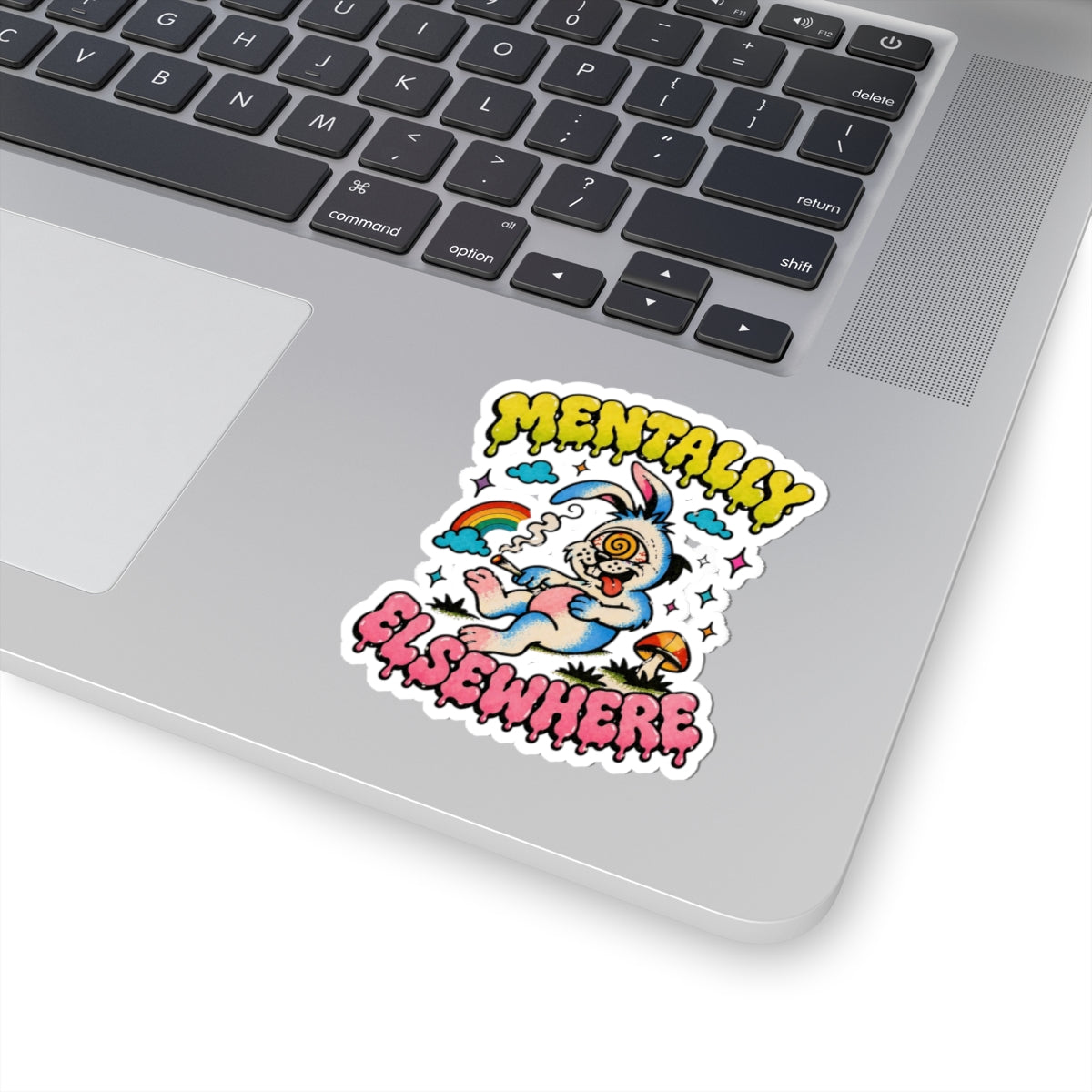Mentally Elsewhere Kiss-Cut Sticker