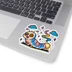 Glow Worm Kiss-Cut Sticker