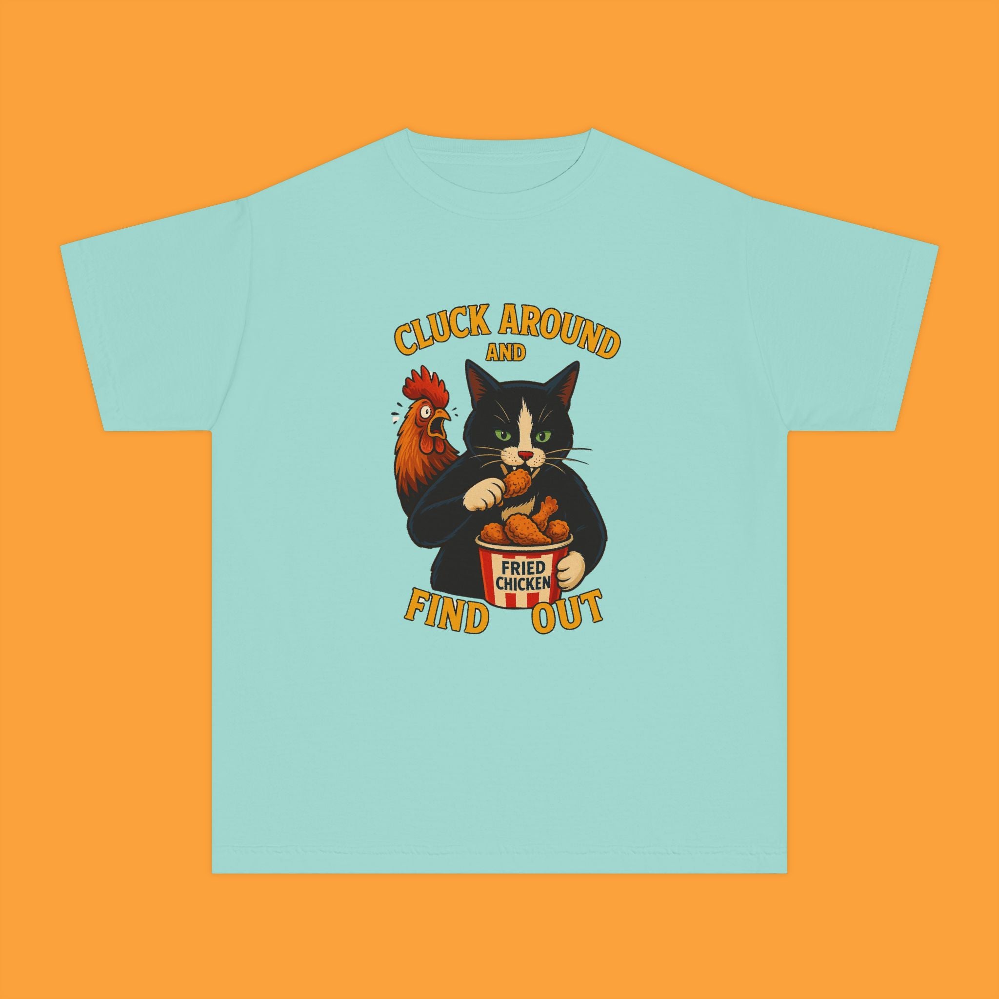 Cluck Around And Find Out Trippy Kiddie Tee