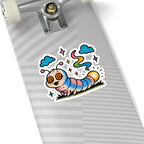 Glow Worm Kiss-Cut Sticker