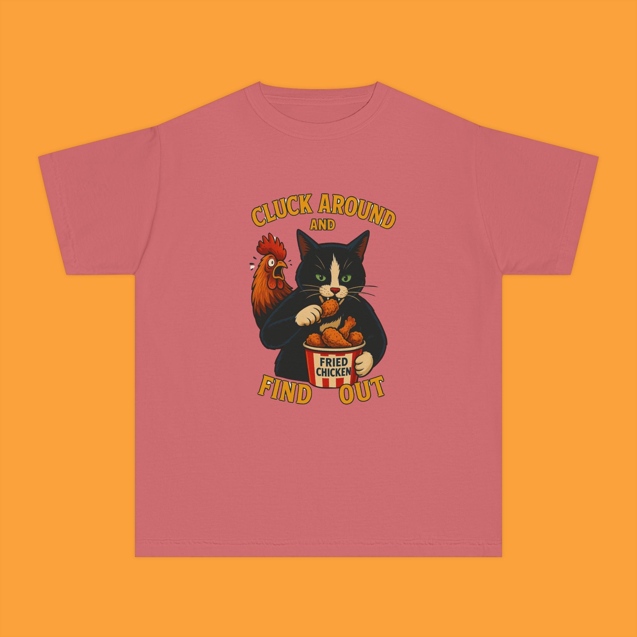Cluck Around And Find Out Trippy Kiddie Tee