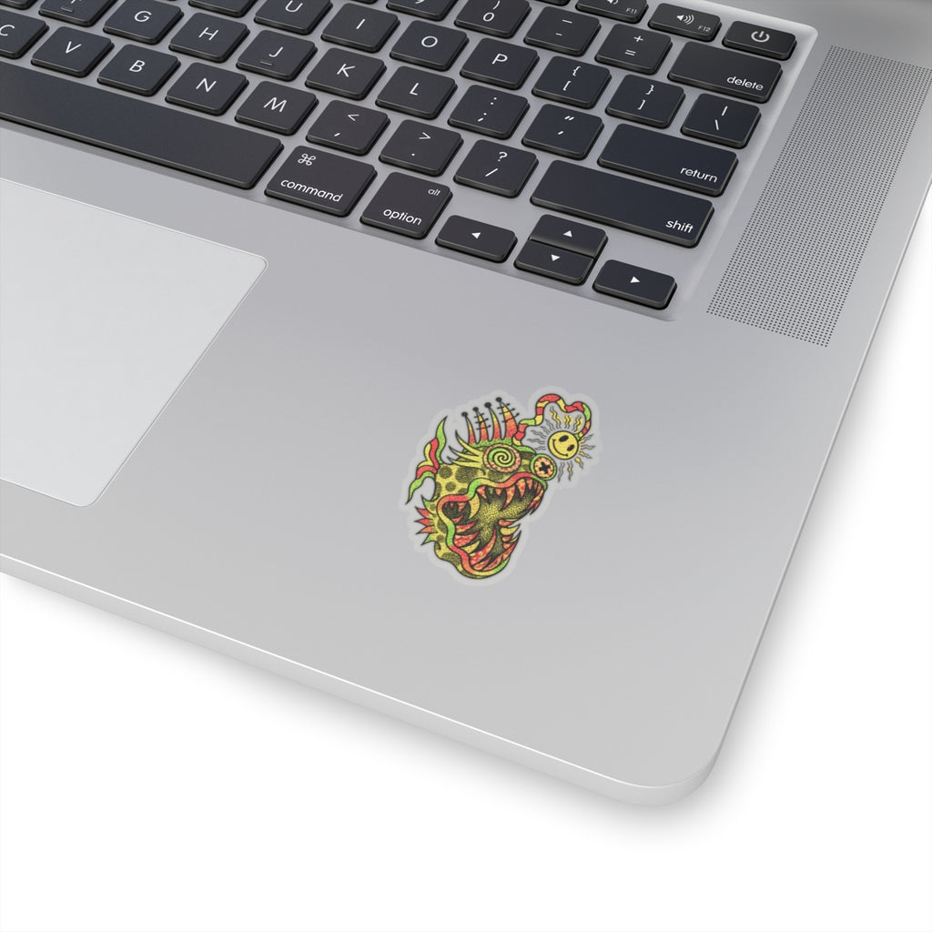 Deep Sea Glow Fish Kiss-Cut Sticker