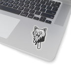 Stone Cold Kitty Kiss-Cut Sticker