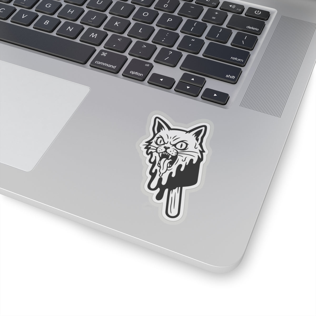 Stone Cold Kitty Kiss-Cut Sticker