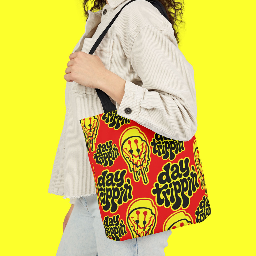 Day Trippin' Red Baby Tote Bag
