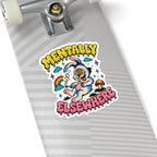 Mentally Elsewhere Kiss-Cut Sticker