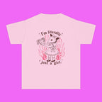 Literally Just A Girl Trippy Kiddie Tee