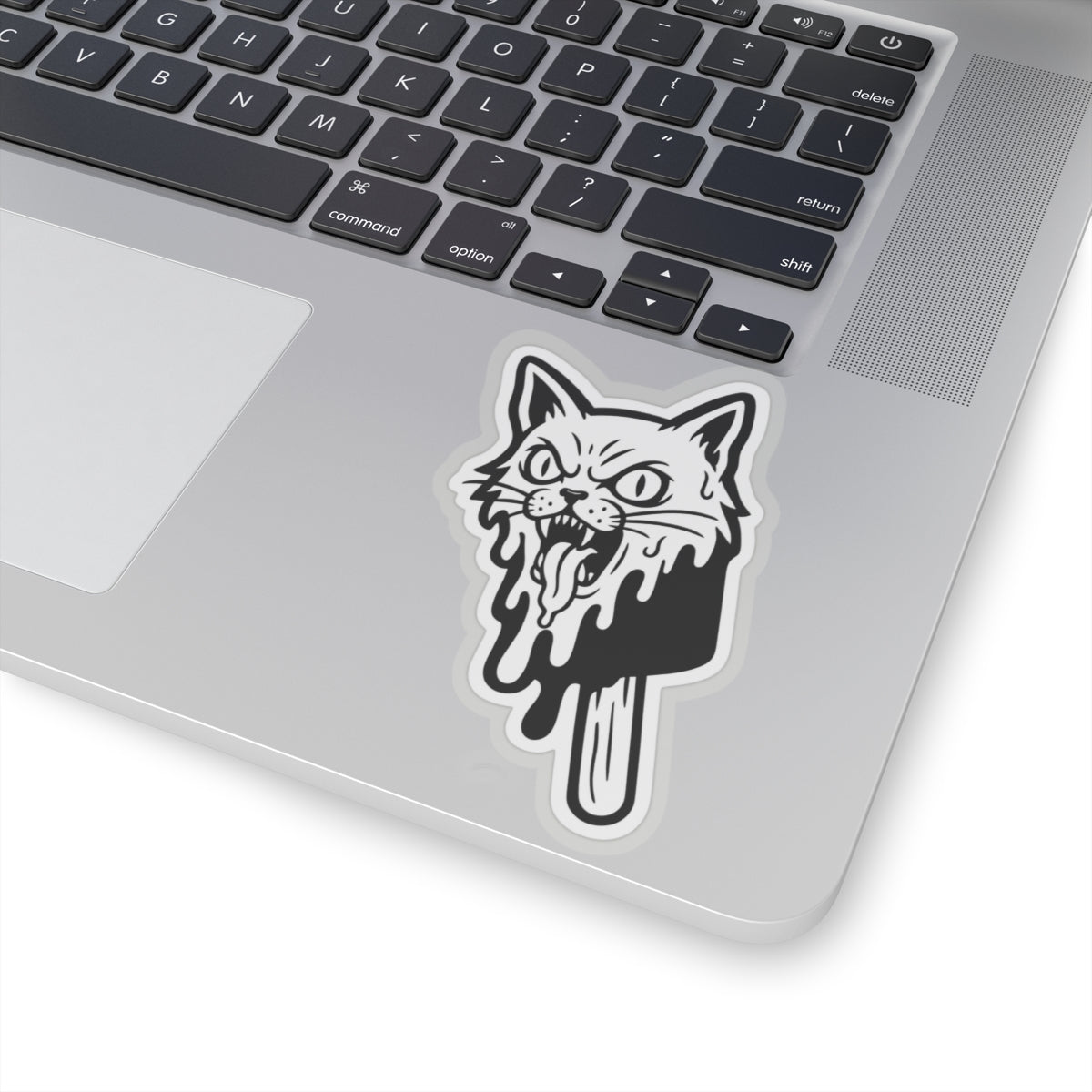 Stone Cold Kitty Kiss-Cut Sticker