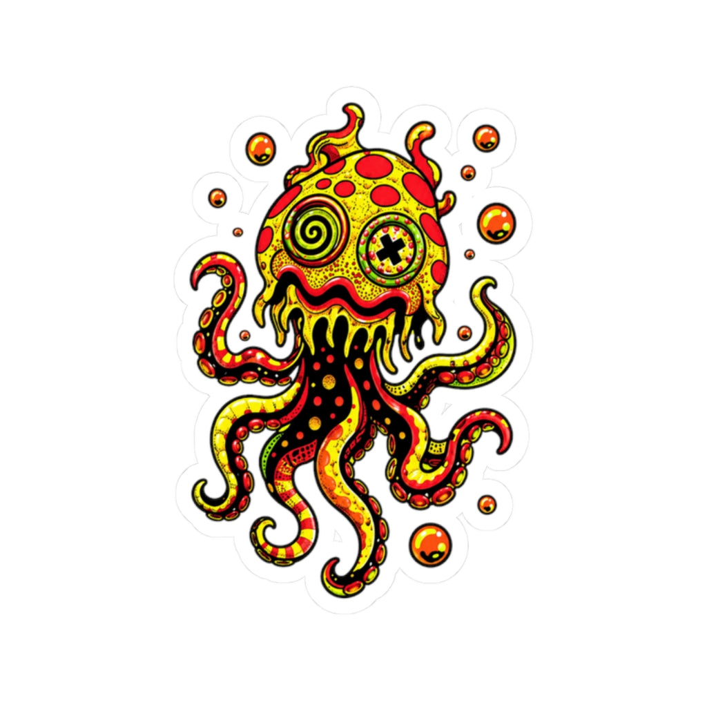 Deep Sea Octopus Kiss-Cut Sticker