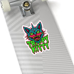 Neon Trip Kiss-Cut Sticker
