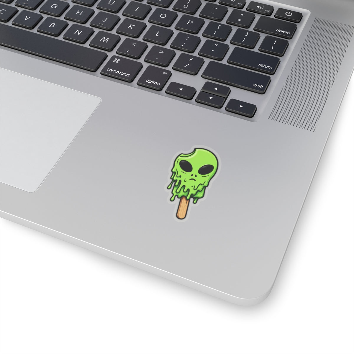 Alien Ice Cream Kiss-Cut Sticker