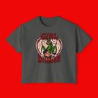 Girl Dinner Boxy Crop Tee