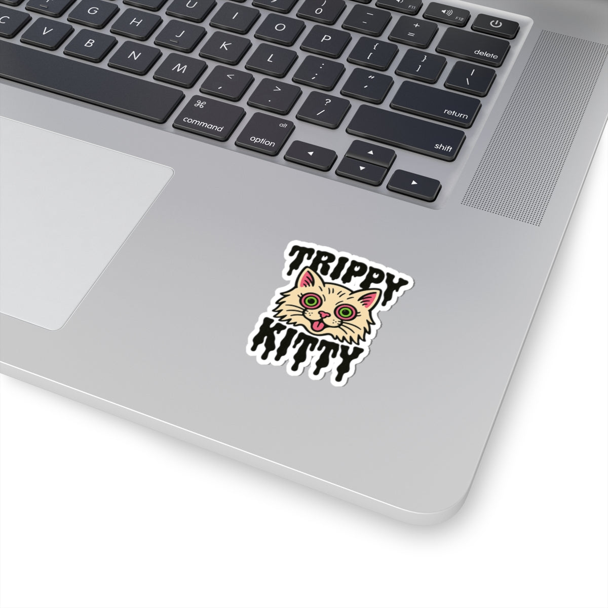 Purrfect Trippy Kitty Kiss-Cut Sticker