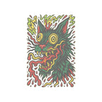 Crazy Cat Kiss-Cut Sticker