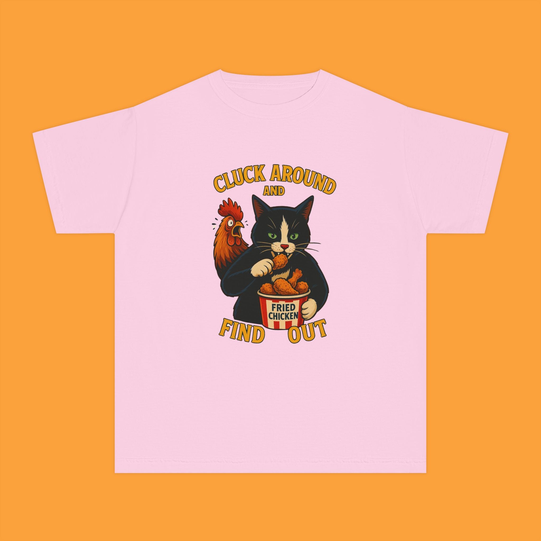 Cluck Around And Find Out Trippy Kiddie Tee