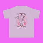 Literally Just A Girl Trippy Kiddie Tee
