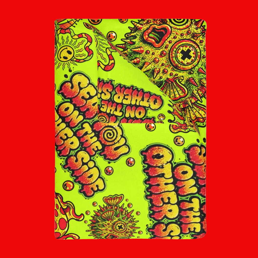 Deep Sea Velveteen Throw Blanket