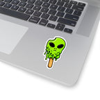Alien Ice Cream Kiss-Cut Sticker