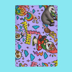 Mentally Elsewhere Velveteen Throw Blanket