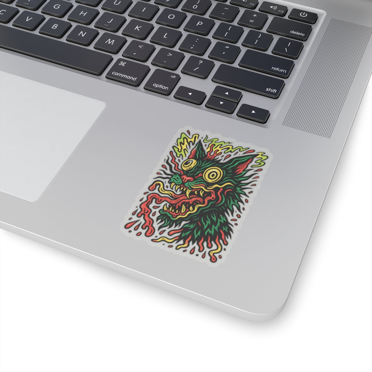Crazy Cat Kiss-Cut Sticker