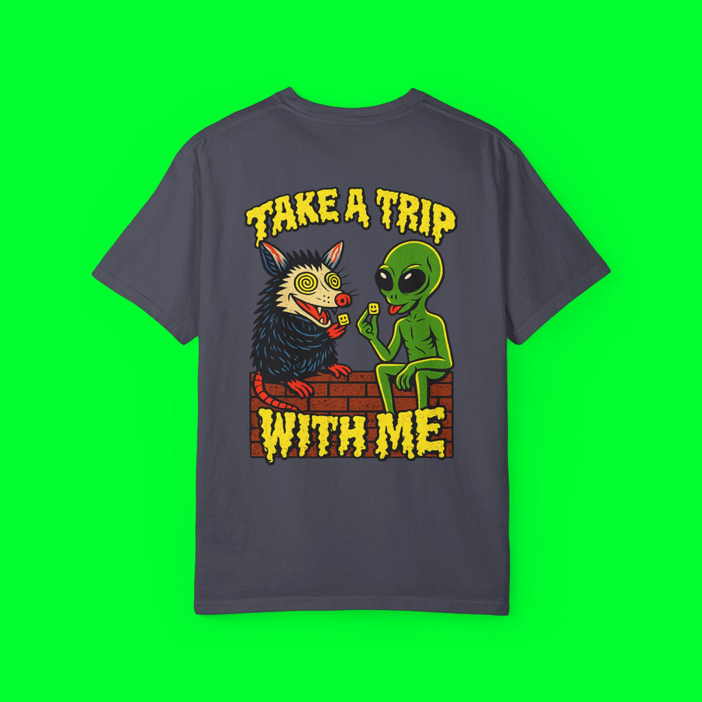 Take a Trip With Me Alien Friend Tee