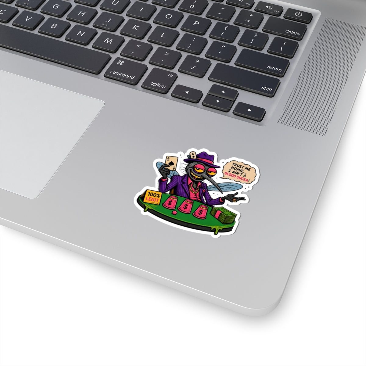 My Homie Praying Mosquito Kiss-Cut Sticker
