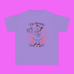 Literally Just A Girl Trippy Kiddie Tee