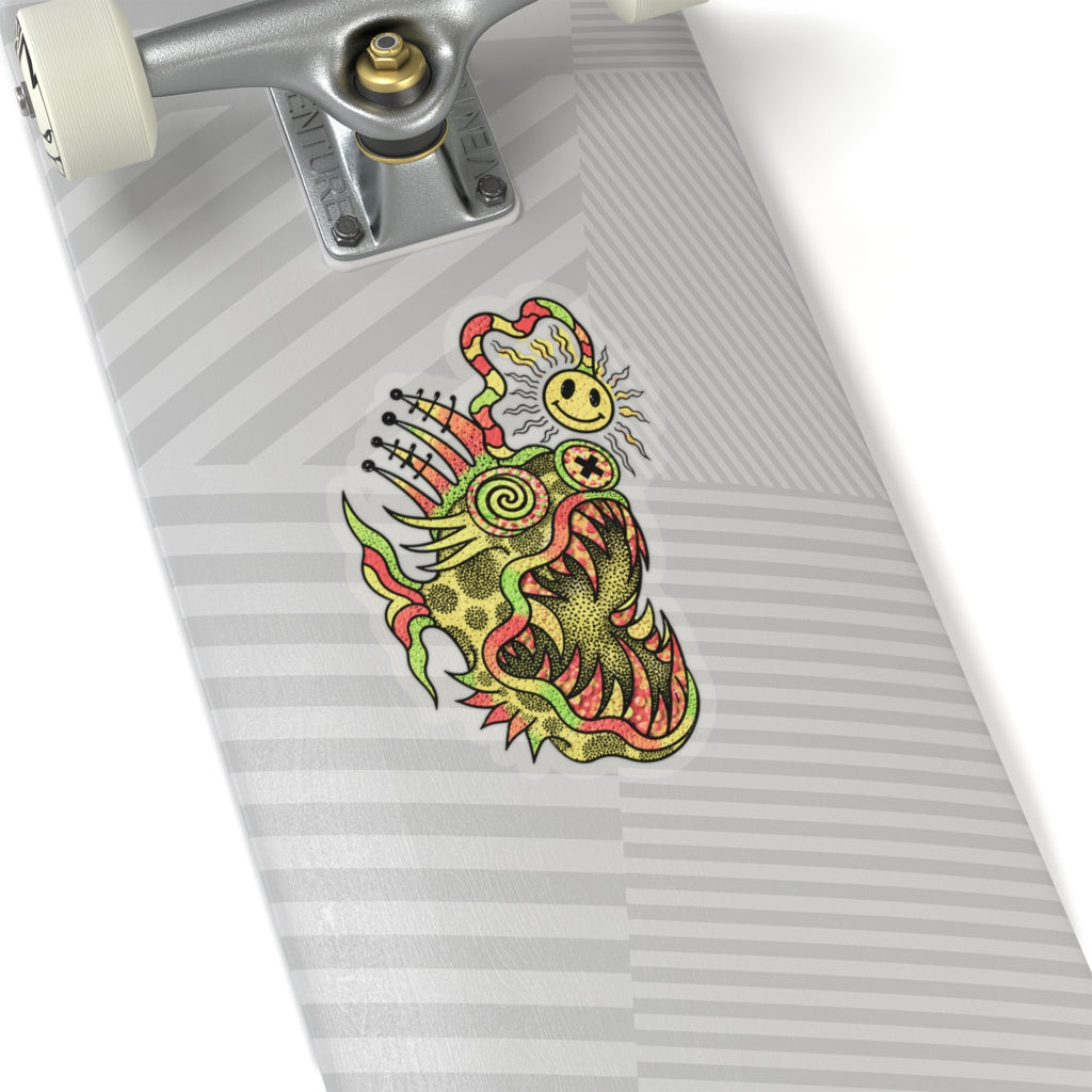 Deep Sea Glow Fish Kiss-Cut Sticker