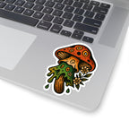 Trippy Mushroom Kiss-Cut Sticker