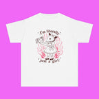 Literally Just A Girl Trippy Kiddie Tee
