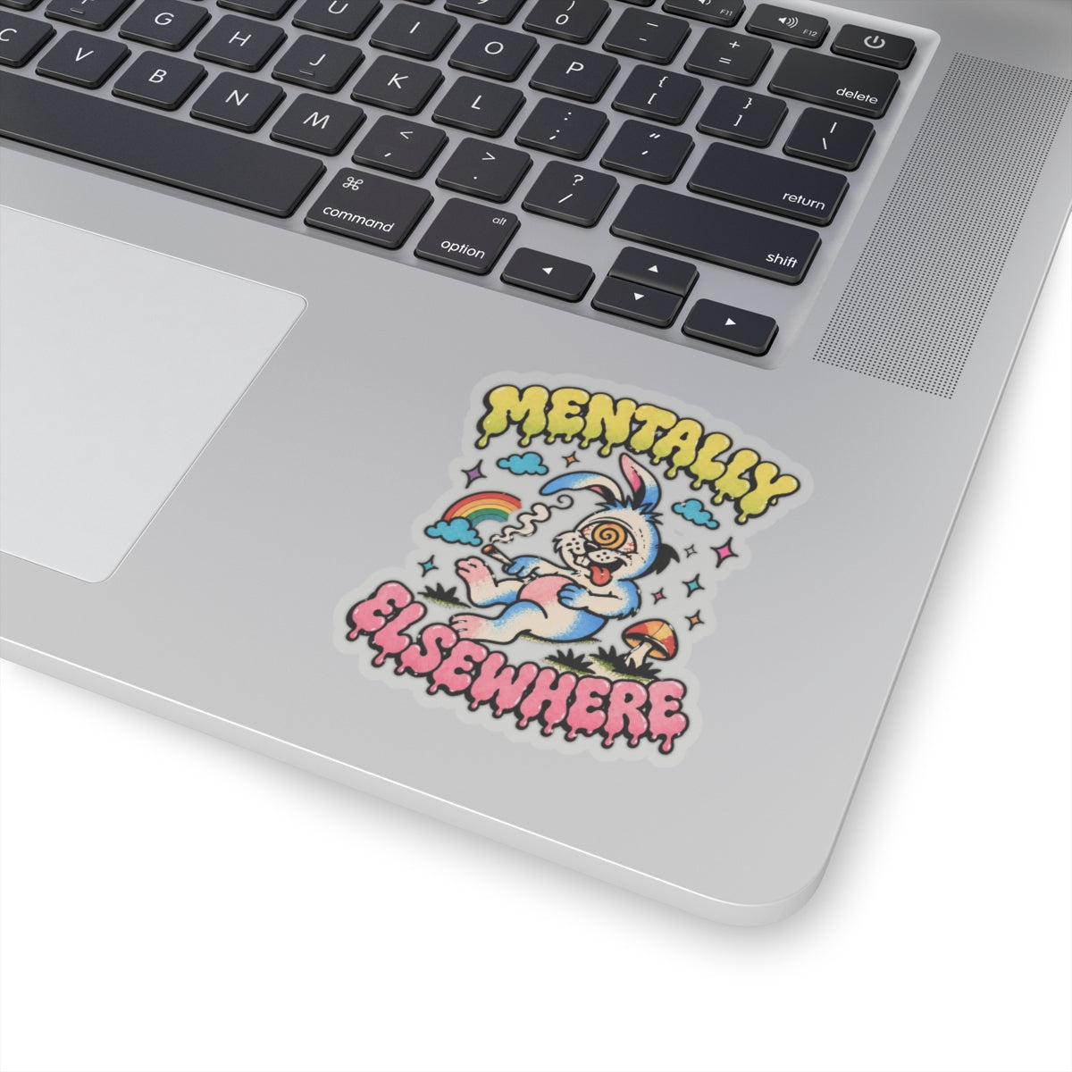 Mentally Elsewhere Kiss-Cut Sticker