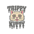 Purrfect Trippy Kitty Kiss-Cut Sticker