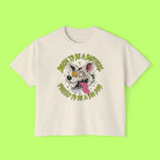 Born to Be a Babygirl, Forced to Be a Big Dog Boxy Crop Tee