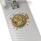 Deep Sea Puffer Fish Kiss-Cut Sticker