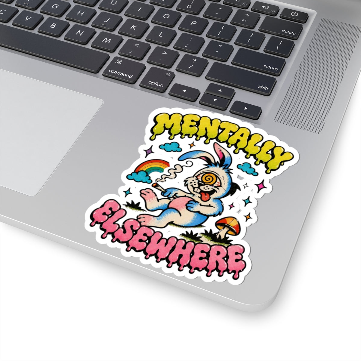 Mentally Elsewhere Kiss-Cut Sticker