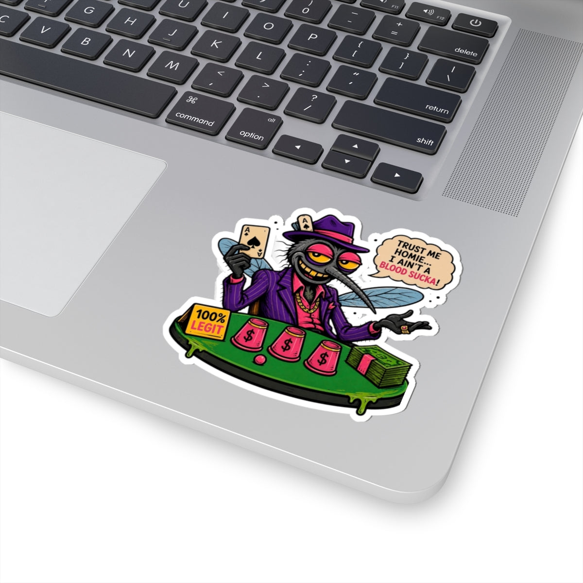 My Homie Praying Mosquito Kiss-Cut Sticker