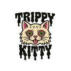 Purrfect Trippy Kitty Kiss-Cut Sticker