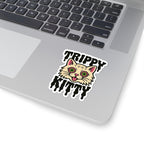 Purrfect Trippy Kitty Kiss-Cut Sticker