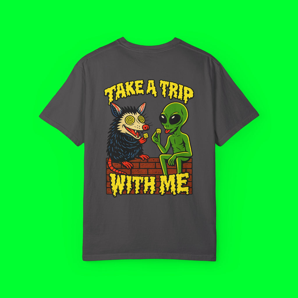 Take a Trip With Me Alien Friend Tee