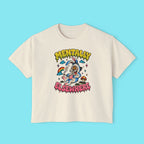 Mentally Elsewhere Boxy Crop Tee