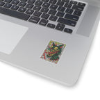 Crazy Cat Kiss-Cut Sticker