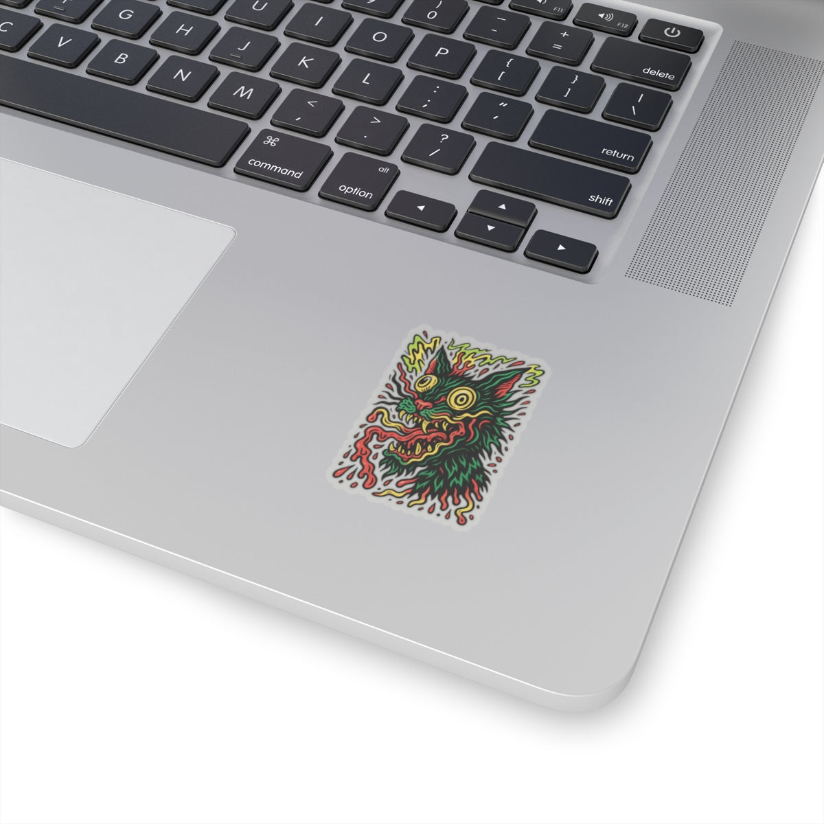 Crazy Cat Kiss-Cut Sticker