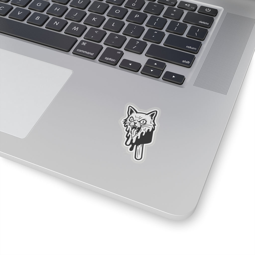 Stone Cold Kitty Kiss-Cut Sticker