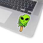 Alien Ice Cream Kiss-Cut Sticker