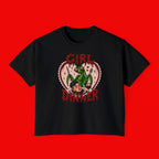 Girl Dinner Boxy Crop Tee