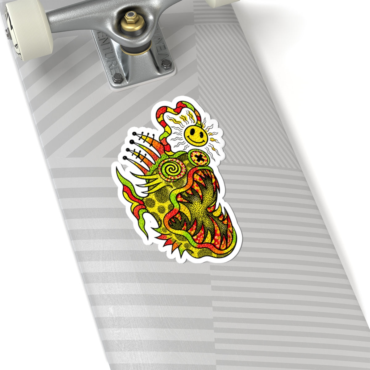 Deep Sea Glow Fish Kiss-Cut Sticker